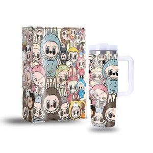 NEW STANLEY WITH LABUBU .40 oz Quencher H20 Stanley Character Print Mug with Box